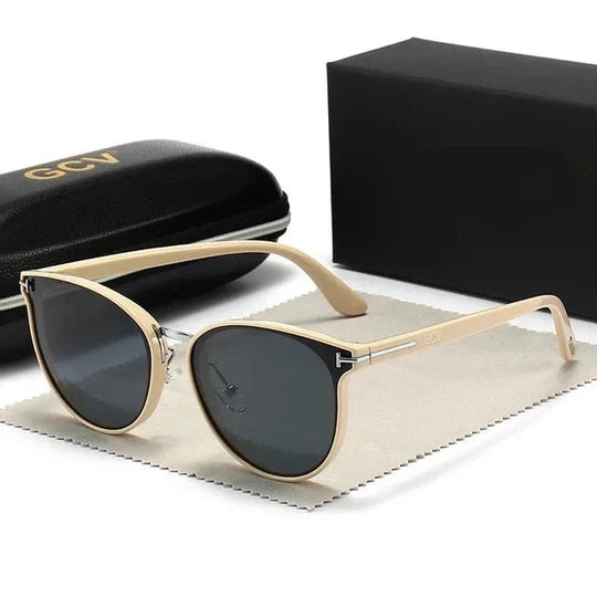 Fudus Unisex Cat Eye Sonnenbrille - Leichtes Design & UV-Schutz