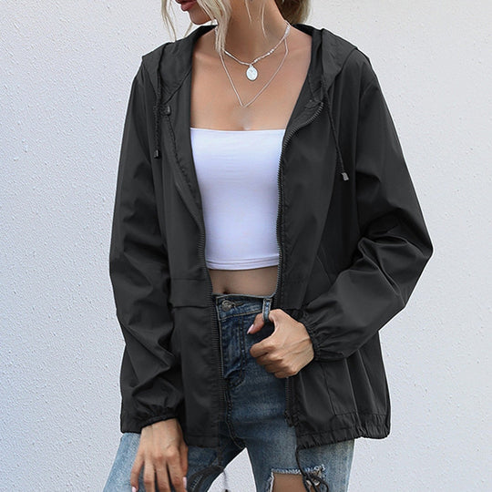 Sommerjacke Winddicht Kapuze Praktisch