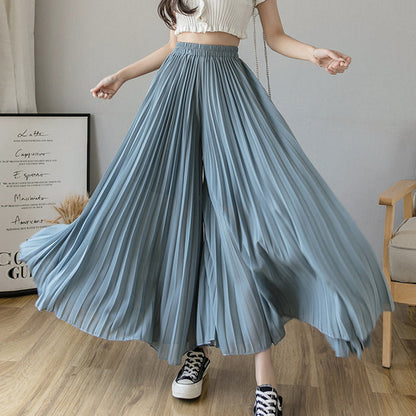 Damen Bundfaltenhose mit Hoher Taille