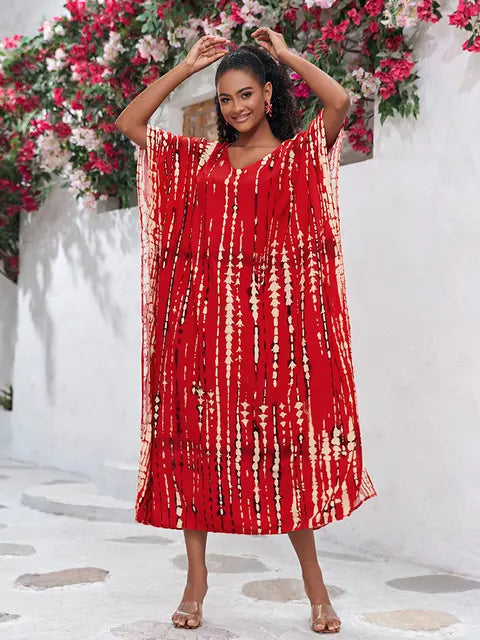 Fudus | Strandkleid mit Bohemia-Print für Damen