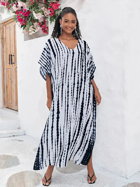 Fudus | Strandkleid mit Bohemia-Print für Damen