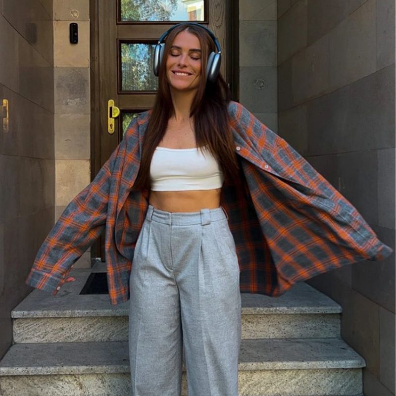 Fudus | Oversize Karo-Flanellhemd