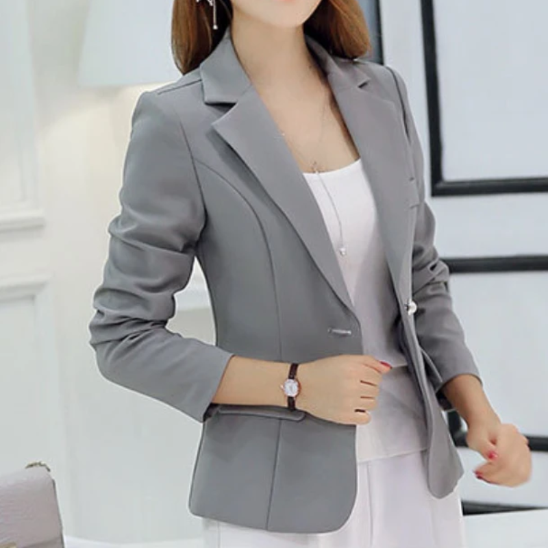 Fudus - Eleganter Damen Blazer für die Arbeit und formelle Anlässe - Schlichtes Design