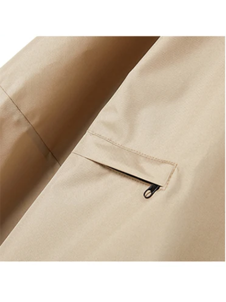 Damen Oversized Wasserdichte Regenjacke Leicht Kapuze Komfort