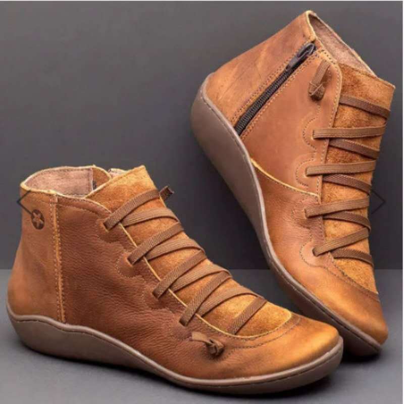 Damen Hochwertige Leder Sneakers