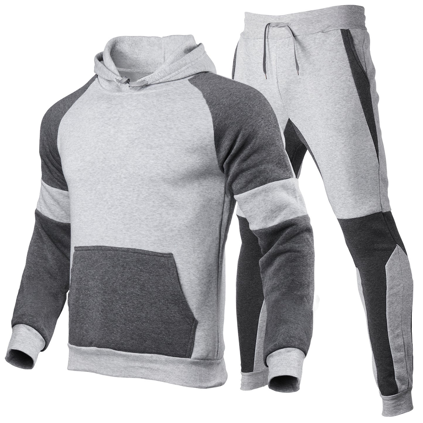Herren Sportliches Hoodie und joggingset mit atmungsaktiven Einsätzen Fudus