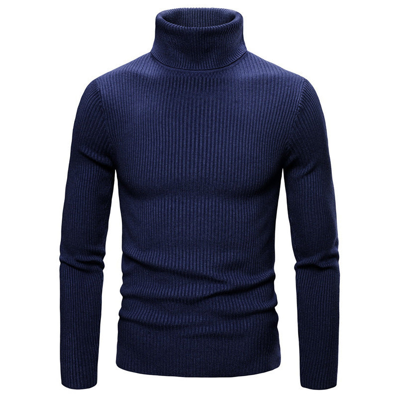 Damen Rollkragenpullover aus feinem Rippenstrick Fudus