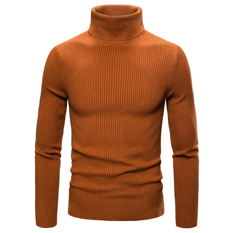 Damen Rollkragenpullover aus feinem Rippenstrick Fudus