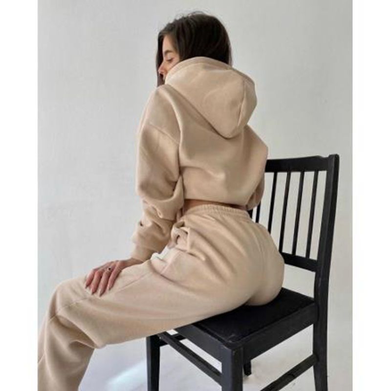 Damen lässiges Hoodie-Set mit oversize Schnitt Fudus