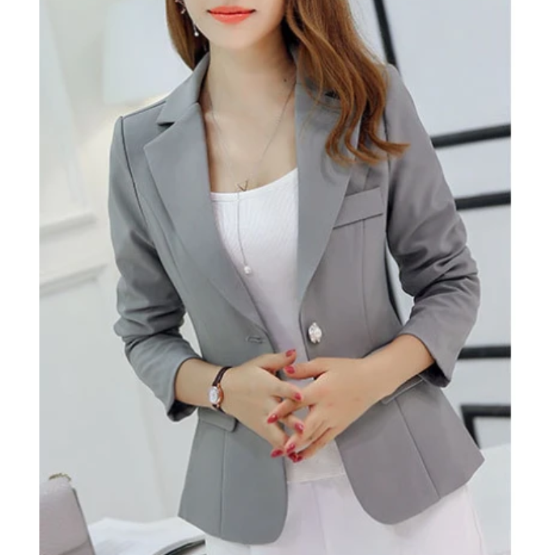 Fudus - Eleganter Damen Blazer für die Arbeit und formelle Anlässe - Schlichtes Design