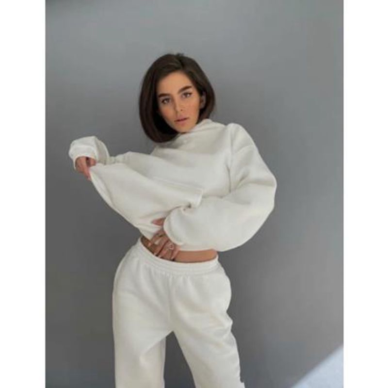 Damen lässiges Hoodie-Set mit oversize Schnitt Fudus