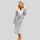 Fudus | Luxe Bademantel Damen Weiche Kapuze Und Praktische Details