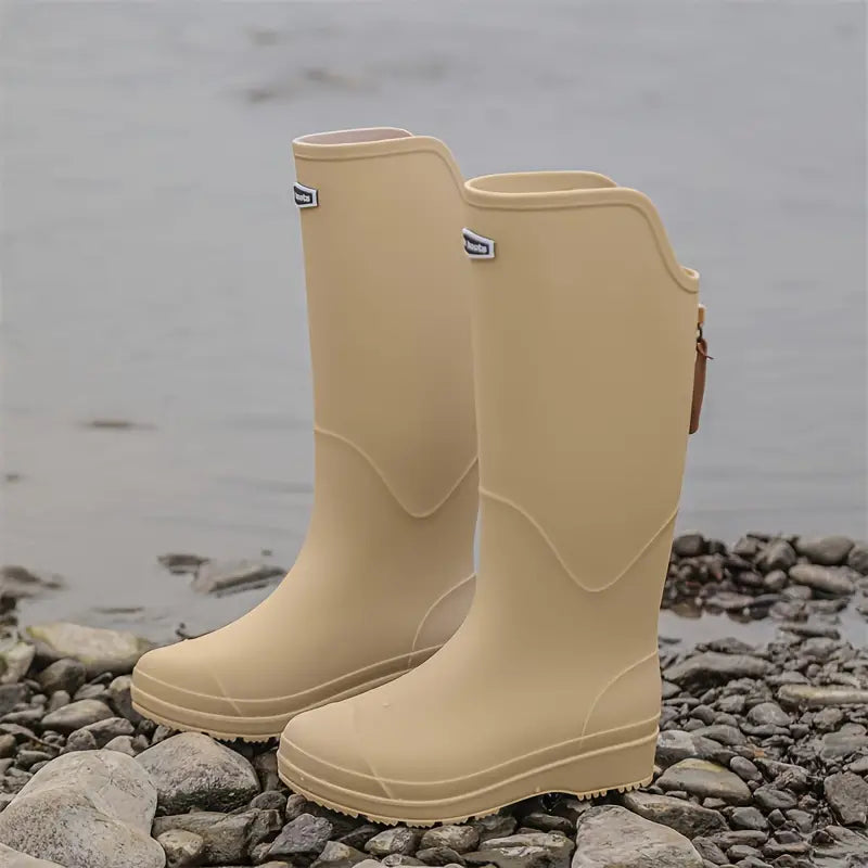 Hohe Damen Regenstiefel