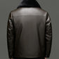 Fudus | Lederjacke Mit Pelzkragen