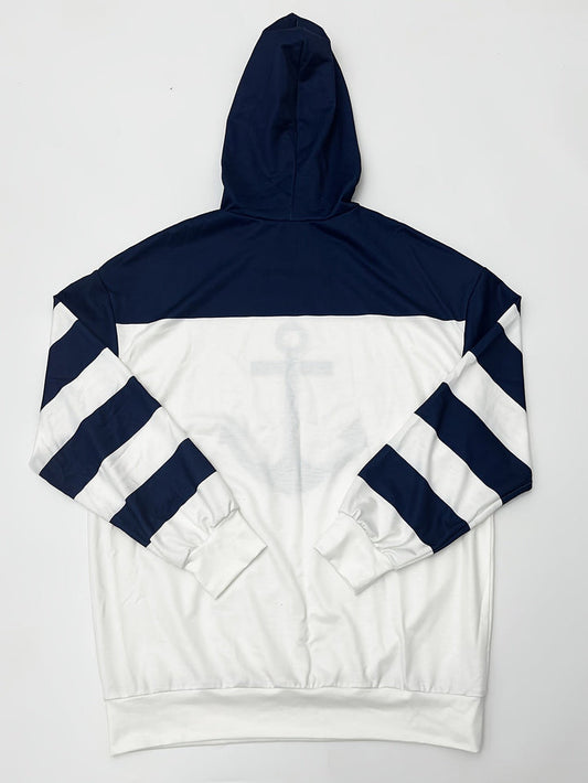 Fudus | Maritimer Kapuzenpulli Mit Ankerdruck Stilvoll Und Bequem Für Jeden Anlass