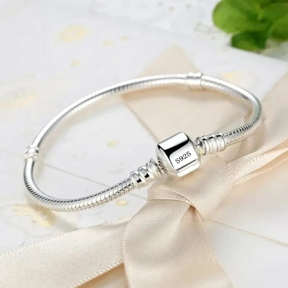 Damen Charm Armband Aus 925 Sterling Silber