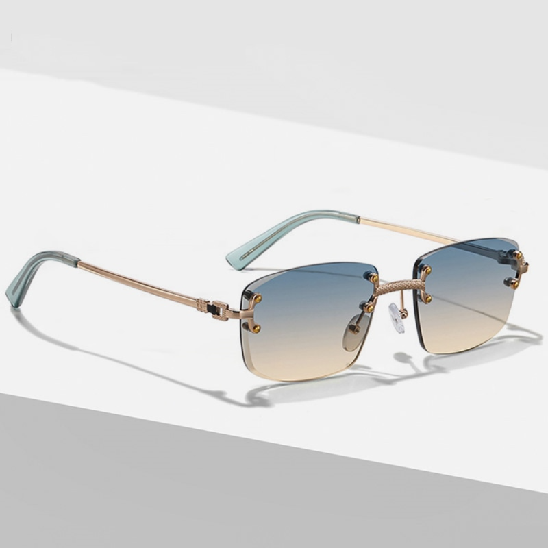 Fudus | Randlose Quadratische Sonnenbrille