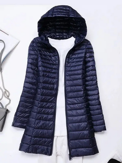 Fudus Damen Daunenjacke - Leicht, Faltbar & Mit Kapuze