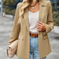 Damen Blazer mit einem Knopf, langen Ärmeln, tailliertem Schnitt, Casual Chic