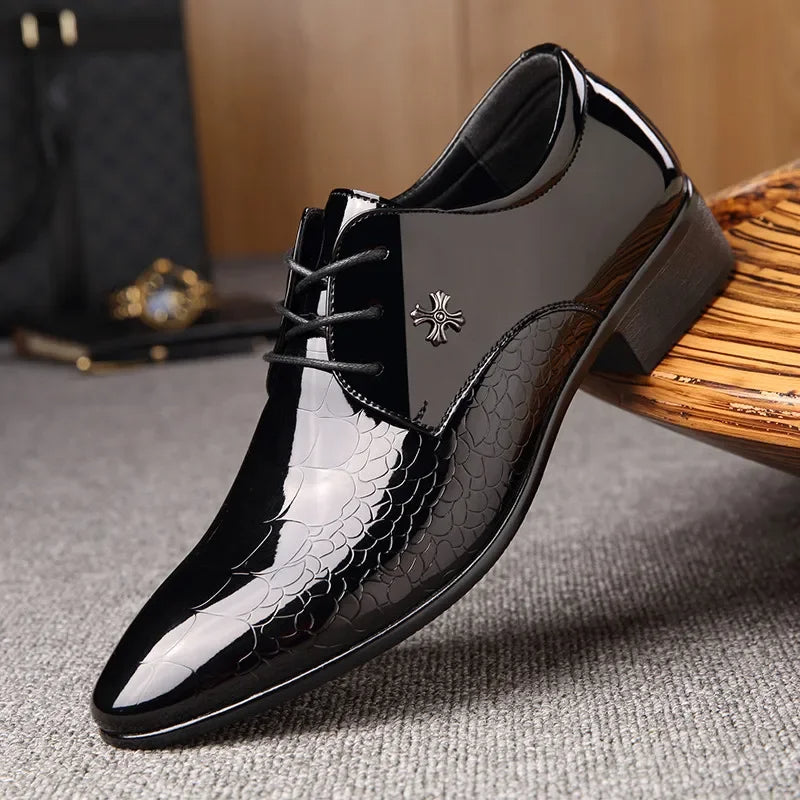 Große Lackschuhe Formell Elegant Vielseitig
