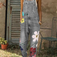 Damen Ärmelloser Denim Overall Für Lässigen Stil