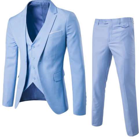 Herren Luxus Dreiteiliger Smoking Anzug Satz Formell