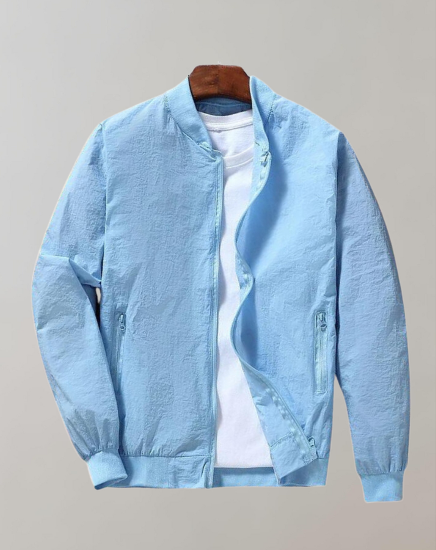 Herren Sportliche Bomberjacke mit Stehkragen