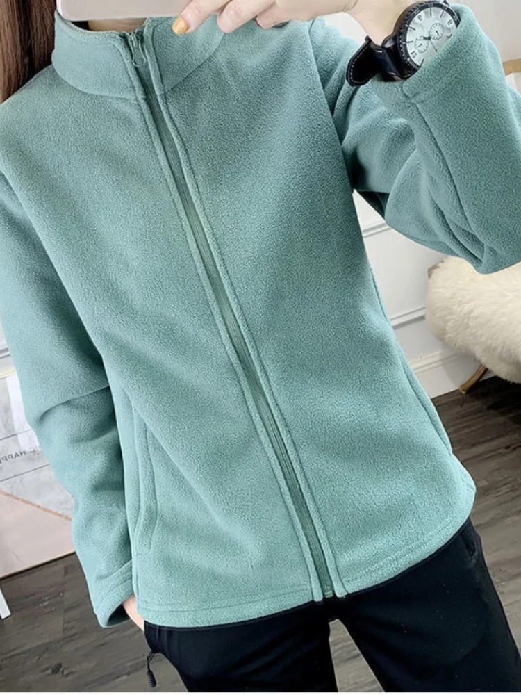 Snuggle - Bequem und Warm Jacke mit Reißverschluss, Fleece Weste Damen