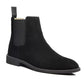 Unisex Luxe Kalb Wildleder Chelsea Boots Mit Leder Innensohle