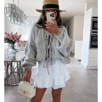 Damen Klassische Winter Strickjacke