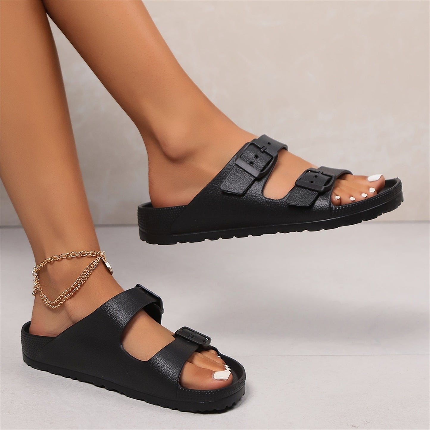 Schluppenschuhe Damen Zeitlos Komfort