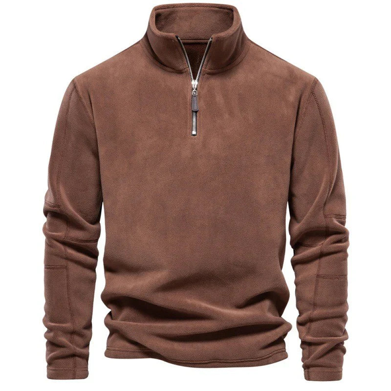 Fudus Fleece-Pullover – Luca Khaki