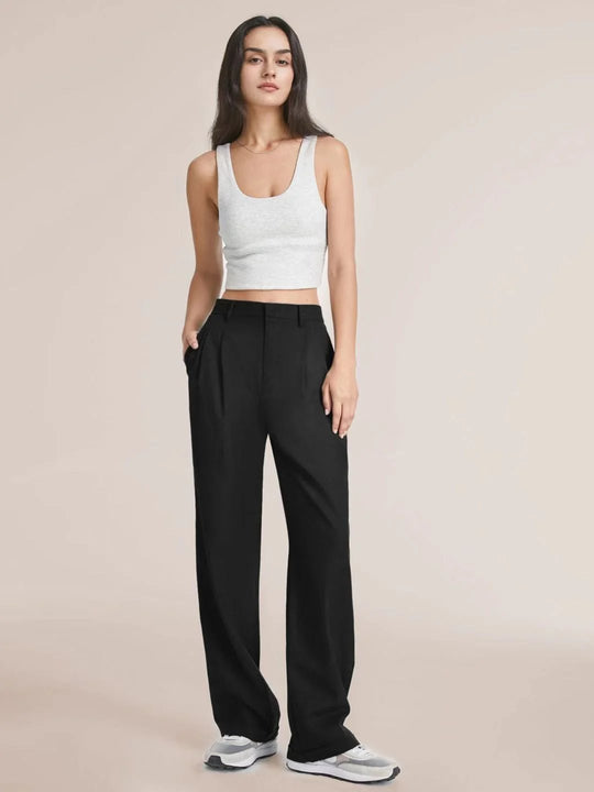 Damen Leichtgewichtige Tailored Wide Leg Pants