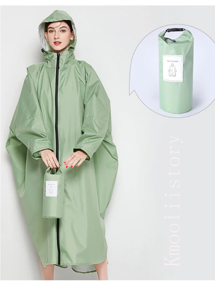 Damen Oversized Wasserdichte Regenjacke Leicht Kapuze Komfort