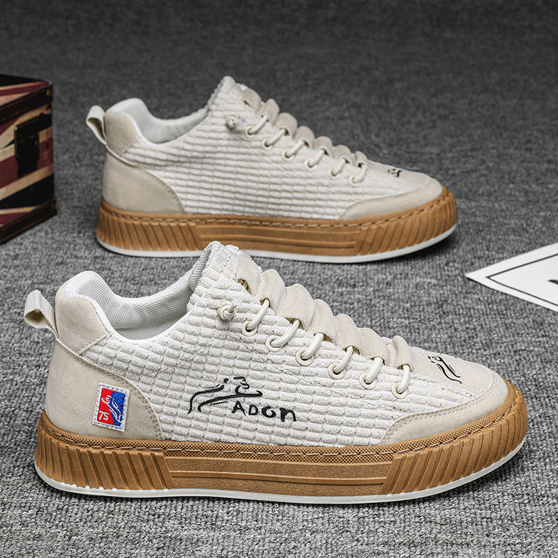 Fudus | Sportliche Cord Stoffschuhe Für Herren