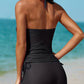 Halterneck Tankini Satz Damen Kordelzug Vielseitig