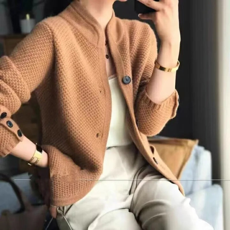 Strickjacke Kaschmir Raffiniert Bequeme Eleganz