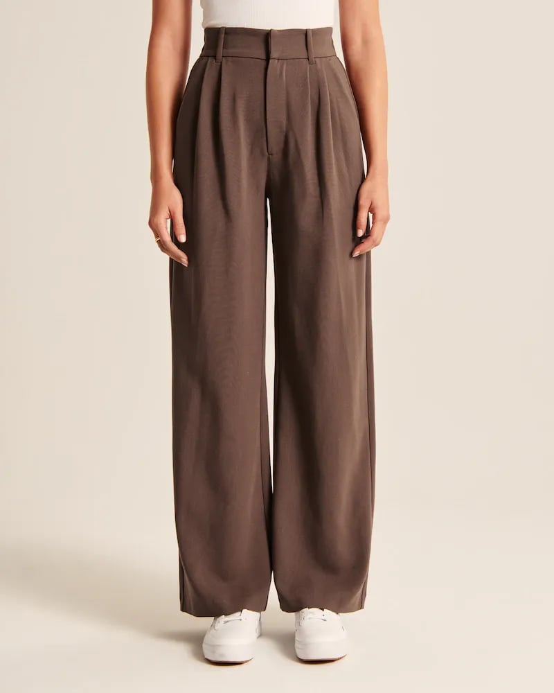 Damen Leichtgewichtige Tailored Wide Leg Pants