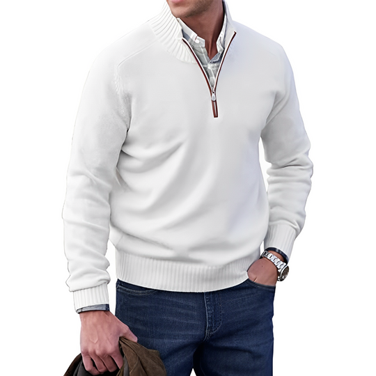 Herren Pullover Elegant Einzigartig Reißverschluss Atmungsaktiv