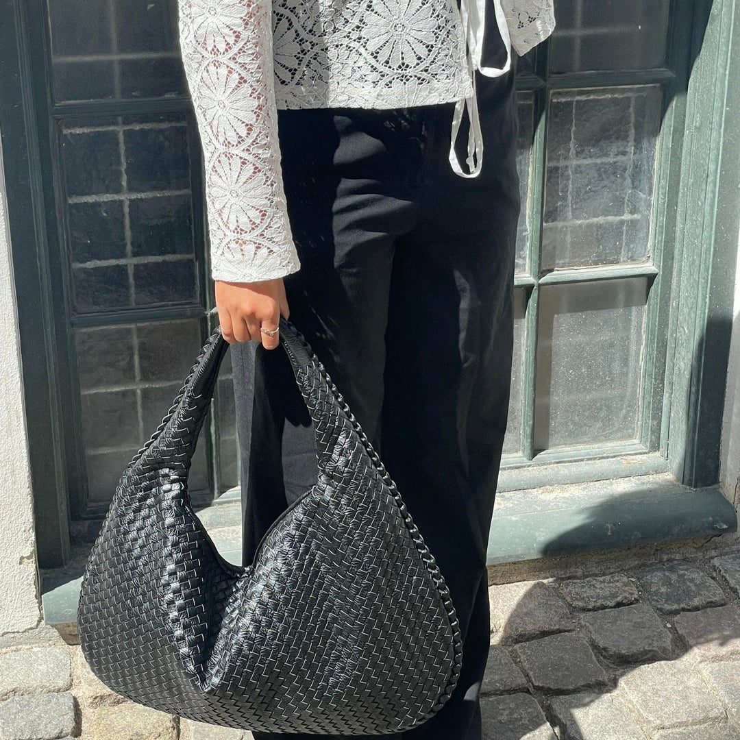 Damen Trendige Geflochtene Handtasche Bequem Alltag