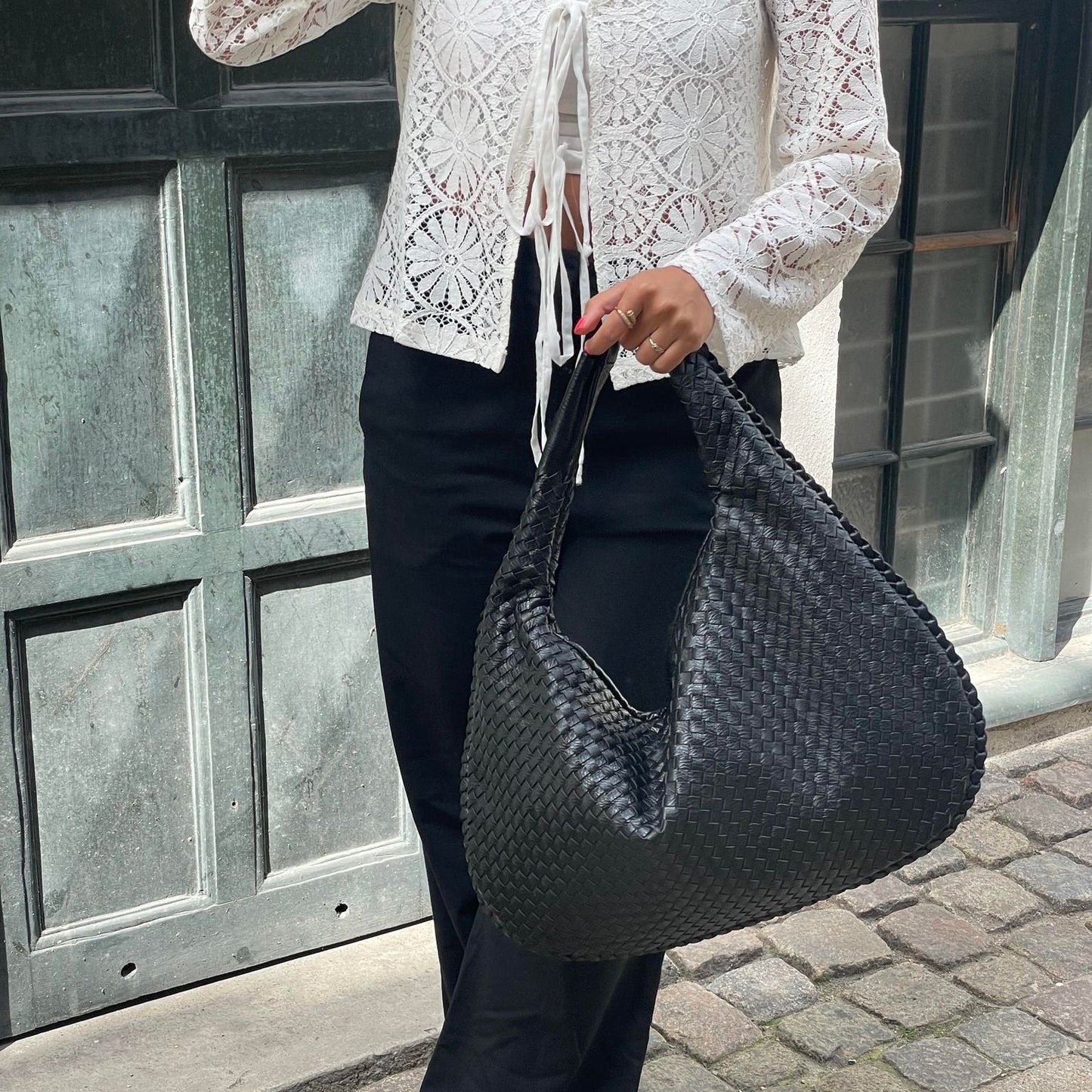 Fudus | Trendy Geflochtene Handtasche