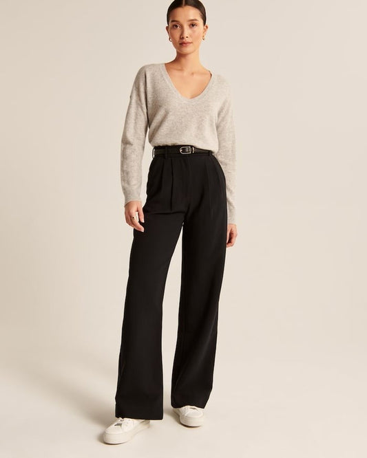 Tailored Pants mit weitem Bein für Frauen