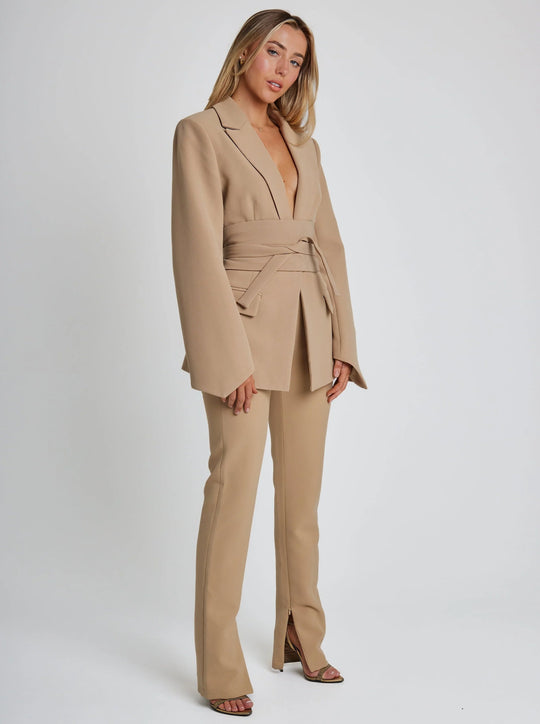 Damen Eleganter Taillierter Blazer