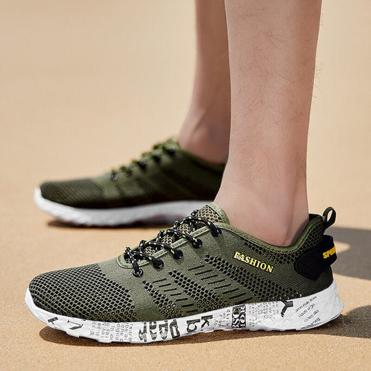 Herren Atmungsaktive Air Mesh Schuhe Mit Gepolstertem Halt