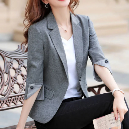 Fudus - Eleganter Damen Blazer Mit Knopfdetails - Ideal Fürs Büro