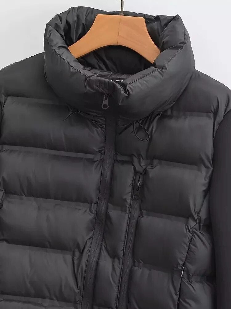 Jacke Damen Reißverschluss Schwarz