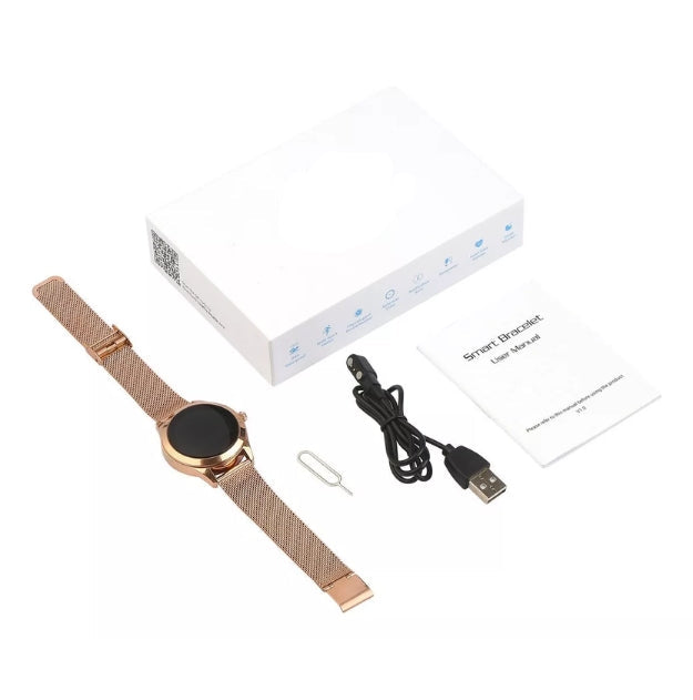 Damen Smartwatch Galaxy Stilvolle Fitness Uhr