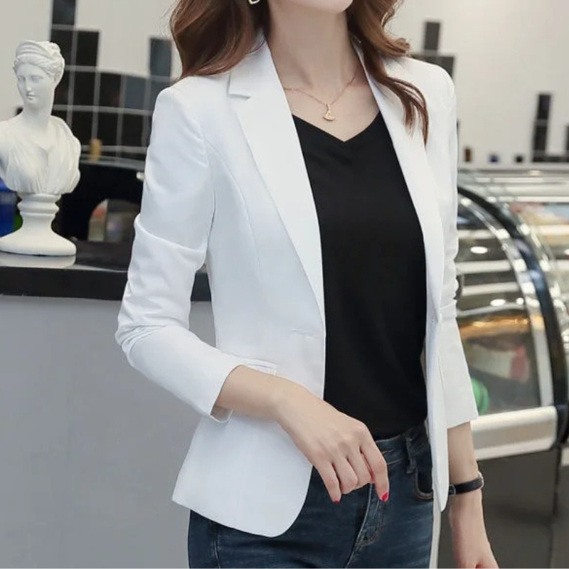 Fudus - Eleganter Damen Blazer mit langen Ärmeln - Ideal für die Arbeit