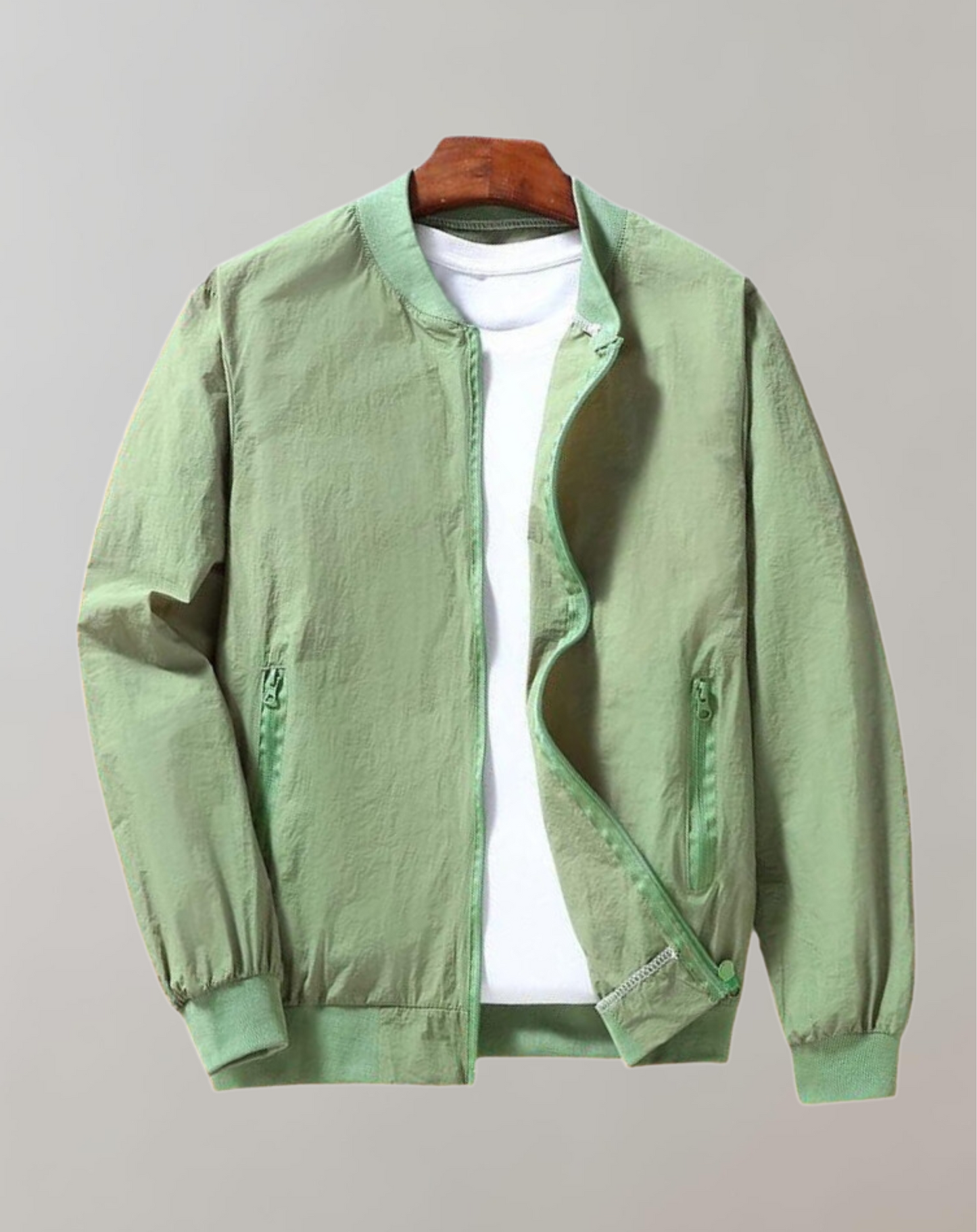 Herren Sportliche Bomberjacke mit Stehkragen