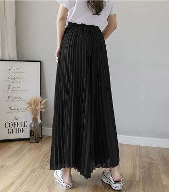 Damen Bundfaltenhose mit Hoher Taille